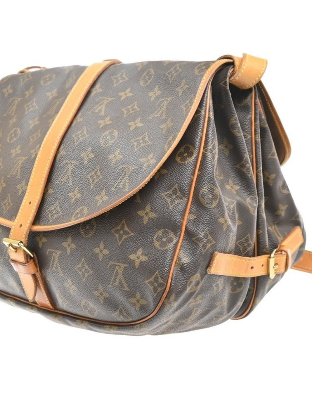 LOUIS VUITTON Saumur 35 Shoulder Bag Monogram Leather BN France M42254 74KC864 - Picture 4 of 16